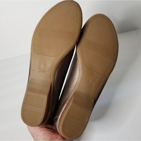 Naturalizer metallic copper flats comfort shoe 8 - Picture 2 of 7